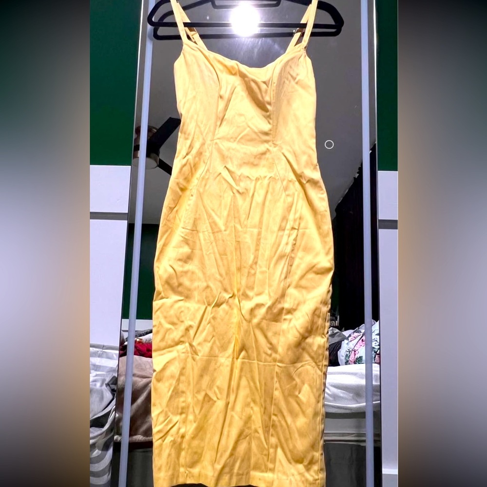 Pinup Girl Couture Jayne 60s retro dress yellow